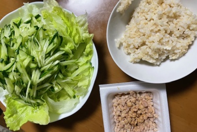 16時間ダイエット4ヶ月目(100日目)の昼食