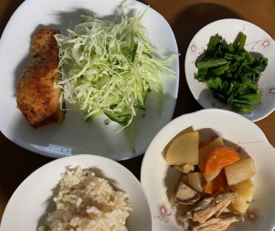 16時間ダイエット250日目夕食