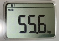 16時間ダイエット15ヶ月目(422日目)体重55.6㎏