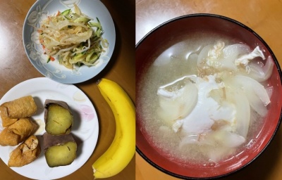 16時間ダイエット15ヶ月目(424日目)昼食