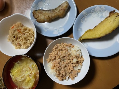 16時間ダイエット15ヶ月目(427日目)夕食