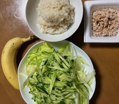 16時間ダイエット15ヶ月目(428日目)夕食