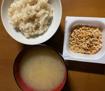 16時間ダイエット15ヶ月目(438日目)夕食