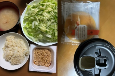 16時間ダイエット15ヶ月目(442日目)昼食