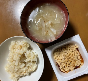 16時間ダイエット15ヶ月目(443日目)夕食