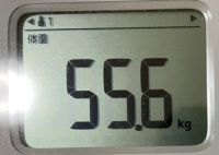 16時間ダイエット15ヶ月目(445日目)体重55.6㎏