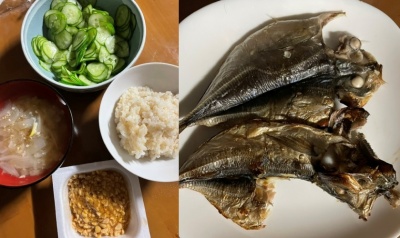 16時間ダイエット15ヶ月目(445日目)夕食