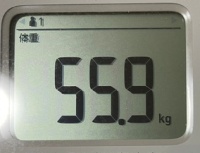 16時間ダイエット15ヶ月目(446日目)体重55.9㎏