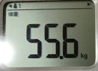 16時間ダイエット15ヶ月目(449日目)体重55.6㎏