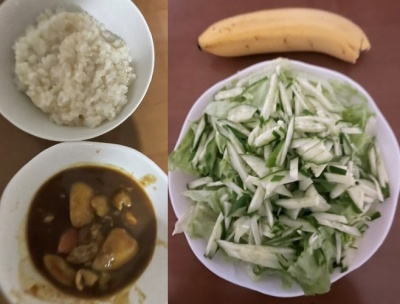 16時間ダイエット15ヶ月目(450日目)夕食