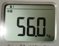 16時間ダイエット16ヶ月目(451日目)体重56.0㎏