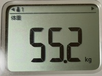 16時間ダイエット16ヶ月目(459日目)体重55.2㎏