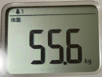 16時間ダイエット16ヶ月目(460日目)体重55.6㎏
