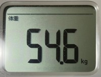 16時間ダイエット16ヶ月目(463日目)体重54.6㎏