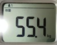 16時間ダイエット16ヶ月目(465日目)体重55.3㎏