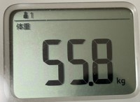 16時間ダイエット16ヶ月目(466日目)体重55.8㎏