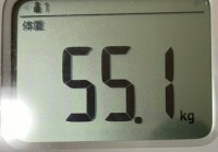 16時間ダイエット16ヶ月目(469日目)体重55.1㎏