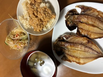 16時間ダイエット16ヶ月目(469日目)夕食
