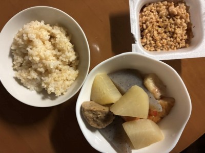 16時間ダイエット16ヶ月目(473日目)夕食