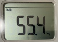 16時間ダイエット16ヶ月目(474日目)体重55.4㎏