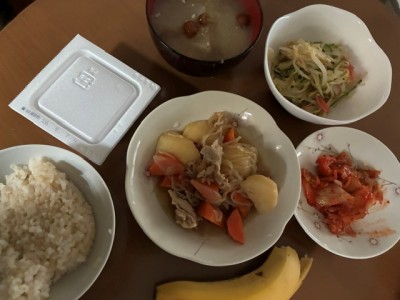 16時間ダイエット16ヶ月目(474日目)夕食