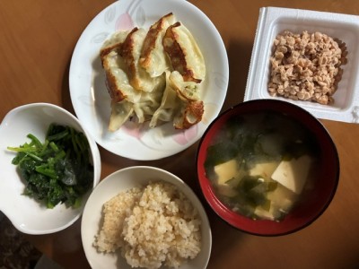 16時間ダイエット16ヶ月目(476日目)夕食