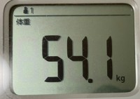 16時間ダイエット16ヶ月目(477日目)体重54.1㎏